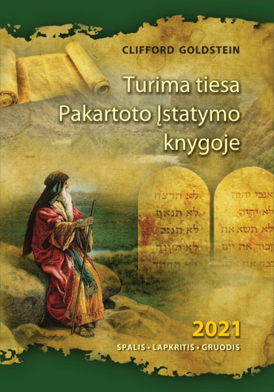Turiam tiesa Pakartoto Įstatymo knygoje 2021 IV